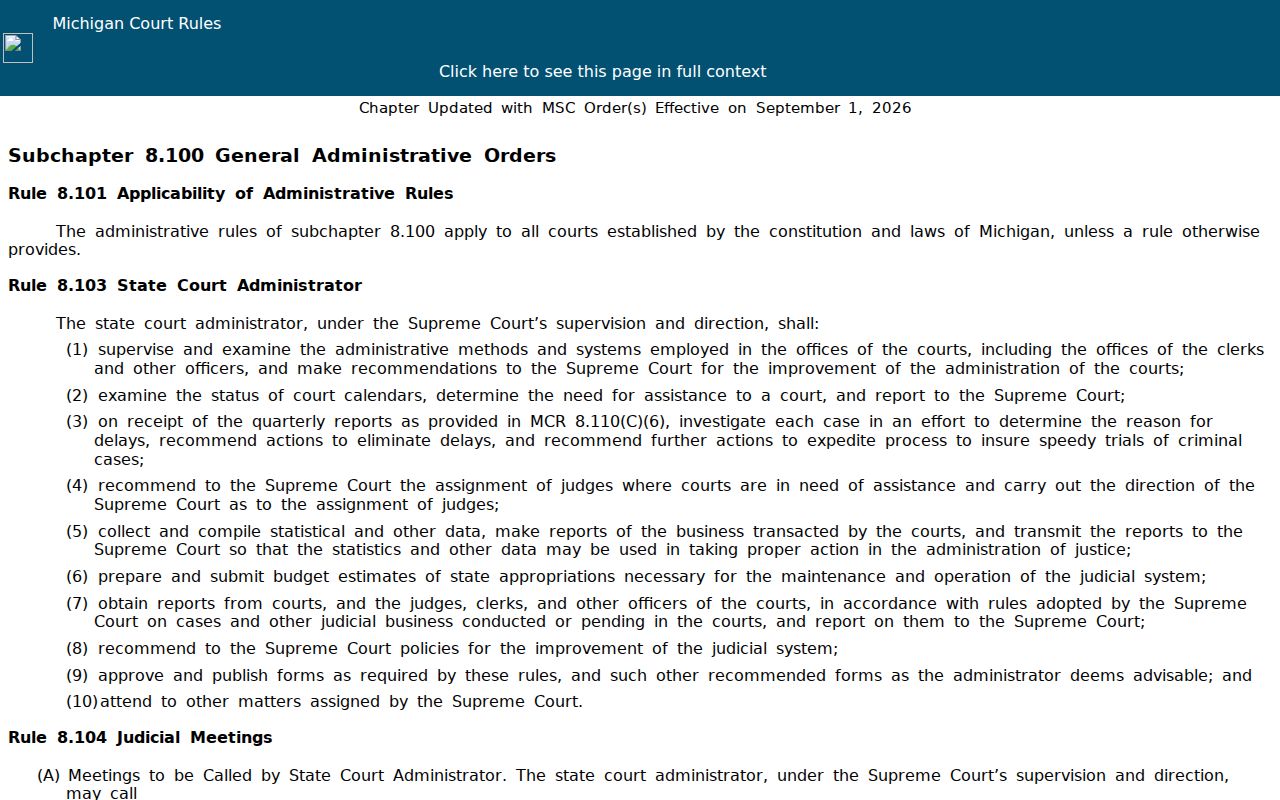 Ontonagon County court record public access and redaction rule text